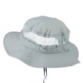 thumbnail image 2 of Big Size Taslon UV Bucket Hat - Grey XL-2XL, 2 of 5