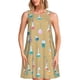 thumbnail image 1 of Fotbe Chemistry Class Vestido de Verano sin Mangas para Mujer – Vestido Midi Línea A, Estilo Camiseta Floral, Vestido Playero Casual y Fluido, 1 of 7