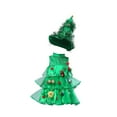 thumbnail image 2 of Girls Christmas Tree Costume Cute Clothing Gifts with Hat Decor Photo Props for 140cm, 2 of 9
