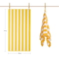thumbnail image 4 of Toalla LULUHOME, grande, algodón, 91 x 178 cm, color amarillo, 4 of 7
