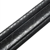 3D waterproof wallpaper frame, foam mirror, kitchen toilet can be dismantled and self adhered tile sticker 7.54*3.14 inch (silver gray)