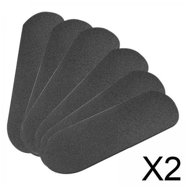 Cinta De Agarre Para Diapasón, Accesorios Antideslizantes Para Mini Monopatín, 33x98mm, Color Negro, 2x6 Uds.