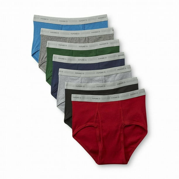 Hanes Men’s Comfort Flex Waistband Tagless Briefs Assorted Colors ,Size