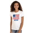 thumbnail image 3 of American Colonies Flag USA Victory Womens Slim Fit Graphic Tee Brisco Brands M, 3 of 6
