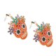 thumbnail image 1 of Pendientes De Calavera, Colgantes De Calavera Preciosos, Perfectos Para Fiestas De Vacaciones, Bailes, Citas Nocturnas Y Mucho Más. Cergrey Amarillo, 1 of 8
