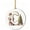 C, variant on AZXY Christmas Decorations Reindeer Monogram Hanging Ornament, Double‑Sided Acrylic Tree Pendant, Stocking Stuffer Holiday Gift Ornament for Christmas Tree Mantel Wall