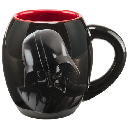 Ronbow Oval Ceramic - Vandor LLC Star Wars Darth Vader 18 oz. Ceramic Oval Mug