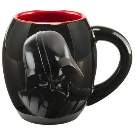 UPC 733966077068 product image for Vandor LLC Star Wars Darth Vader 18 oz. Ceramic Oval Mug | upcitemdb.com