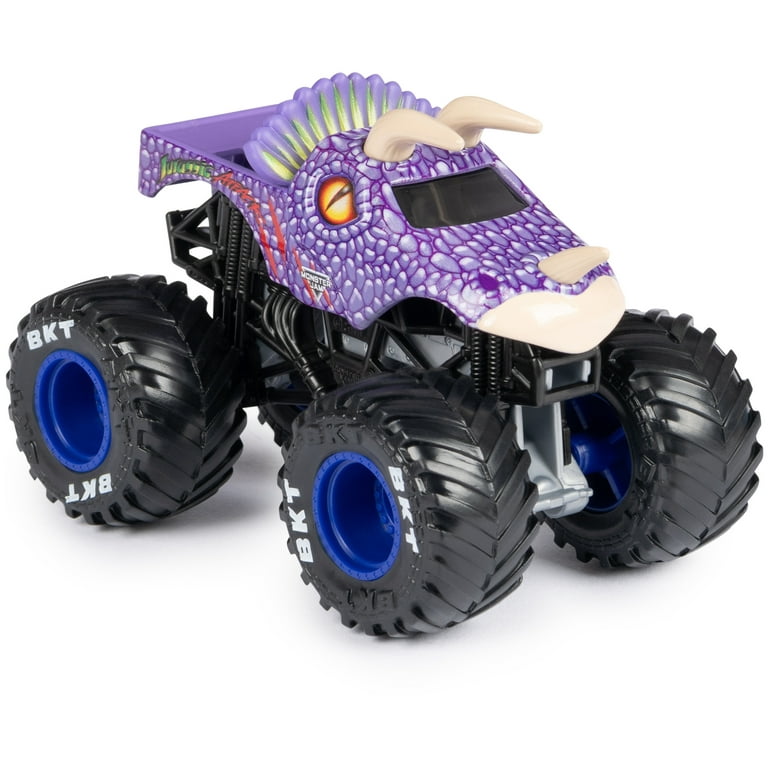 Monster Trucks and Dinosaurs Attack Toy Trucks 