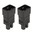 thumbnail image 2 of Adaptador De Corriente IEC320 C20 A IEC320 C15, Cobre Y PVC Convertidor IEC320 C20 A IEC320 C15 Potencia Nominal De 4000 W Voltaje De 250 V 2 Piezas Para Computadora Portátil Para, 2 of 7