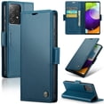 thumbnail image 1 of CaseMe Funda de Cuero para Samsung Galaxy A52 5G con Bloqueo RFID, para Samsung Galaxy A52 5G Funda para Mujer y Hombre, Tarjetero con Cierre Magnético, Funda Tipo Folio para Samsung Galaxy A52 5G, 1 of 11