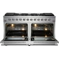 thumbnail image 4 of Forno Galiano 60-Inch Freestanding Gas Range, 10 Burners, Double Ovens, Griddle, Energy Efficient, 4 of 5