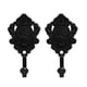 thumbnail image 3 of 2 ganchos de metal vintage decorativos para pared, para abrigos, delantales, sombreros, toallas, tazas de café y abrigos., 3 of 5