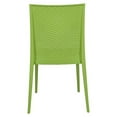 thumbnail image 4 of Bowery Hill Chaise de Salle à Manger Intérieure Extérieure en Tissage Moderne Verte, Ensemble de 2, 4 of 9