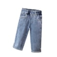 thumbnail image 3 of LYHaoo Girls' Denim Flared Pants For Kids 2025 Spring Arrival Slim Fit Long Pants For Children 3 13 Girls Pants Sizes 110 Blue, 3 of 6
