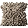 thumbnail image 1 of Nourison Rose Buds Decorative Felt Pillow 20"x20", 1 of 2
