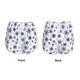 thumbnail image 3 of Balery blue Snowflake Prints Pantalones cortos deportivos para mujer con forro y dos bolsillos, elásticos, para entrenamiento, gimnasio, yoga-Small, 3 of 7