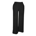 thumbnail image 1 of Jogger George para Dama, Pierna Ancha con Faja Negro Talla EG, 1 of 4