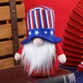 thumbnail image 1 of Independence Day New Stars-Spangled Banner Rudolph Round Cap Hanging Leg Doll, 1 of 2