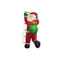 thumbnail image 4 of Adornos navideños inflables de Papá Noel. Decoración navideña adorable para interiores, porches y jardines., 4 of 8