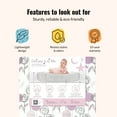 thumbnail image 2 of Dream on Me Joyful Blooms Breathable Foam Crib & Toddler Mattress In Rose Pink, 2 of 7
