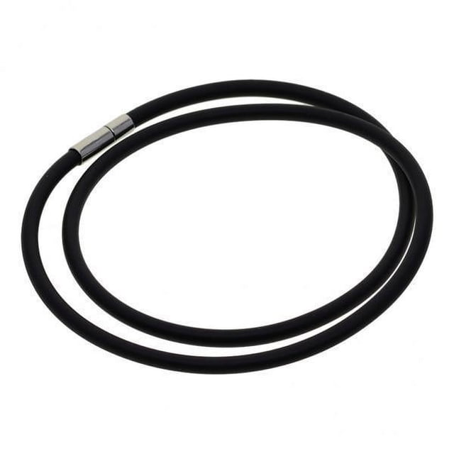 Collar de Goma de 6x55CM, Regalo para Niña, Joyería con Abalorio para Mujer, Cadena de Cordón de Goma para Mujer 6 piezas