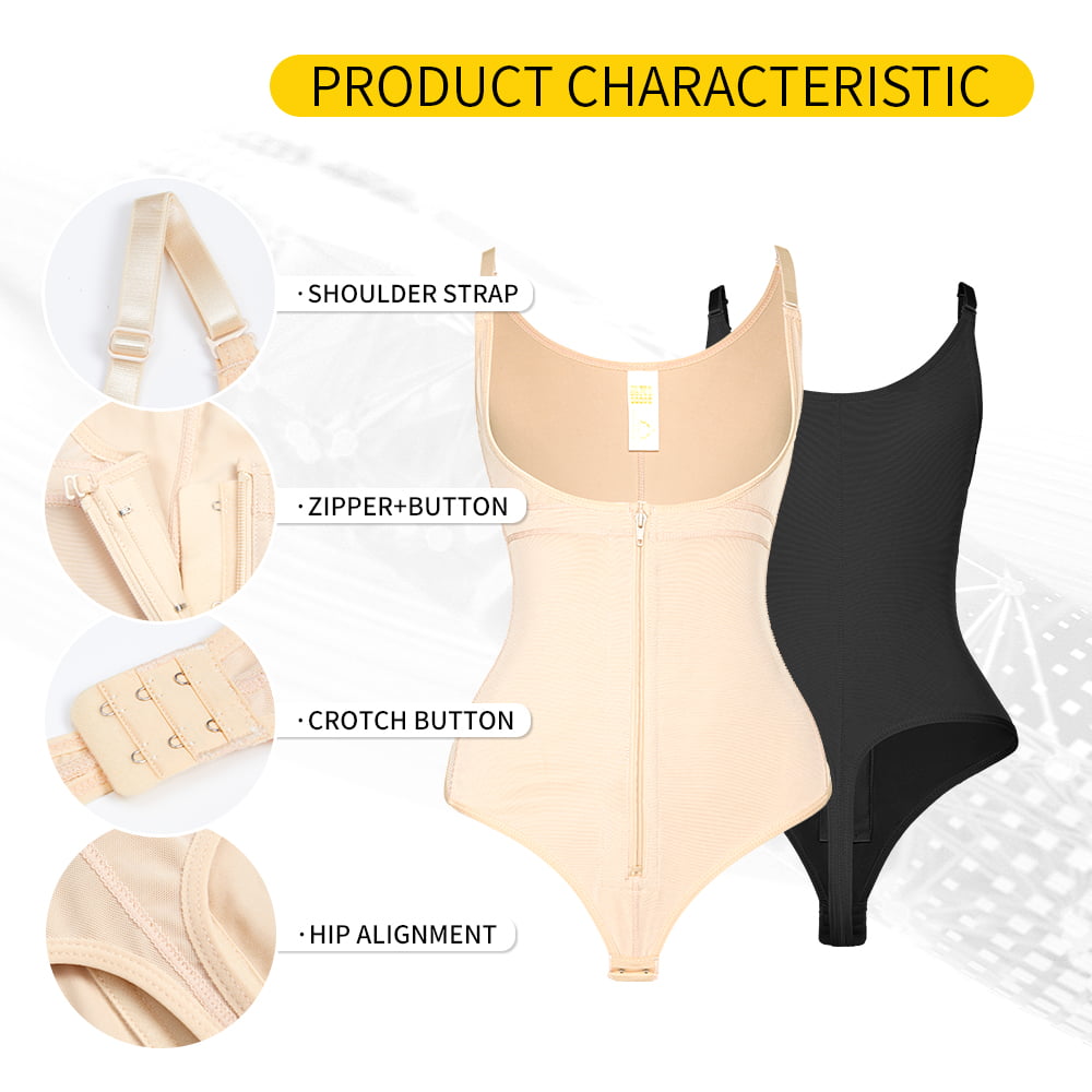 Buy Bafully Women Latex Full Bodysuit Firm Tummy Control Shapewear Corset  Open Bust Shaper with Hooks and Eyes Zipper Online at desertcartKUWAIT
