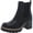 Black Tumble, variant on Mia Women's Shoes Nilo Platform Block Heel Ankle Booties GS1373503