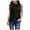 Black, variant on OSOLU Ladies Solid Color Polka Dot Sleeveless Slim Vest Classic Women Tops Dressy Casual