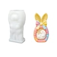 thumbnail image 1 of TIELUTT Silicone for Rabbit Ear Candles DIY Cute Rabbit Desktop Item Aroma Diffuser Gypsum Bead for Resin Silicone Pad Stir Sticks Long for Resin Casting Hands Coloring Agent, 1 of 7
