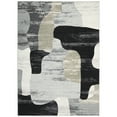 thumbnail image 3 of GlowSol 10'x13' Modern Abstract Area Rugs for Living Room Bedroom Washable Contemporary Indoor Floor Cover Soft Foldable Thin Accent Rug, Gray, 3 of 6