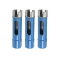 thumbnail image 6 of Uxcell 16mm Dry or Wet Drilling M10 Thread Sintered Diamond Core Drill Bits 3 Pack, 6 of 6