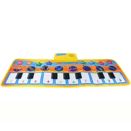 Smart Novelty New Play Keyboard Musical Music Singing Gym Carpet Mat Best Kids Baby