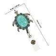 thumbnail image 6 of GETAJGHSD Unique Turtle Shaped Badge Holder Retractable Reel for Backpack Decoration and Portable Badge Clip, 6 of 7