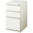 thumbnail image 3 of Bowery Hill 3-Drawer Modern Metal Mobile Pedestal File Cabinet in White, 3 of 8