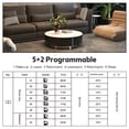thumbnail image 4 of HLONK WiFi Smart Thermostat 5+2 Programmable 16A Electric Heating Tuya Voice Control Thermostat DIY Install LCD Display Smart Temperature Controller Digital Thermostat Compatible with Ale, 4 of 9