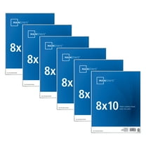 Mainstays 8x10 Front Loading Picture Frames, White, Set of 6