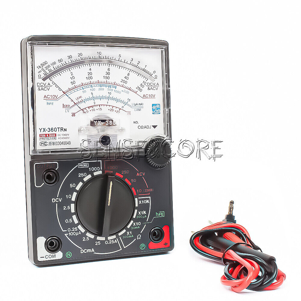 YX360 TRN Analogue Meter Multimeter Multitester Fuse Diode Protection
