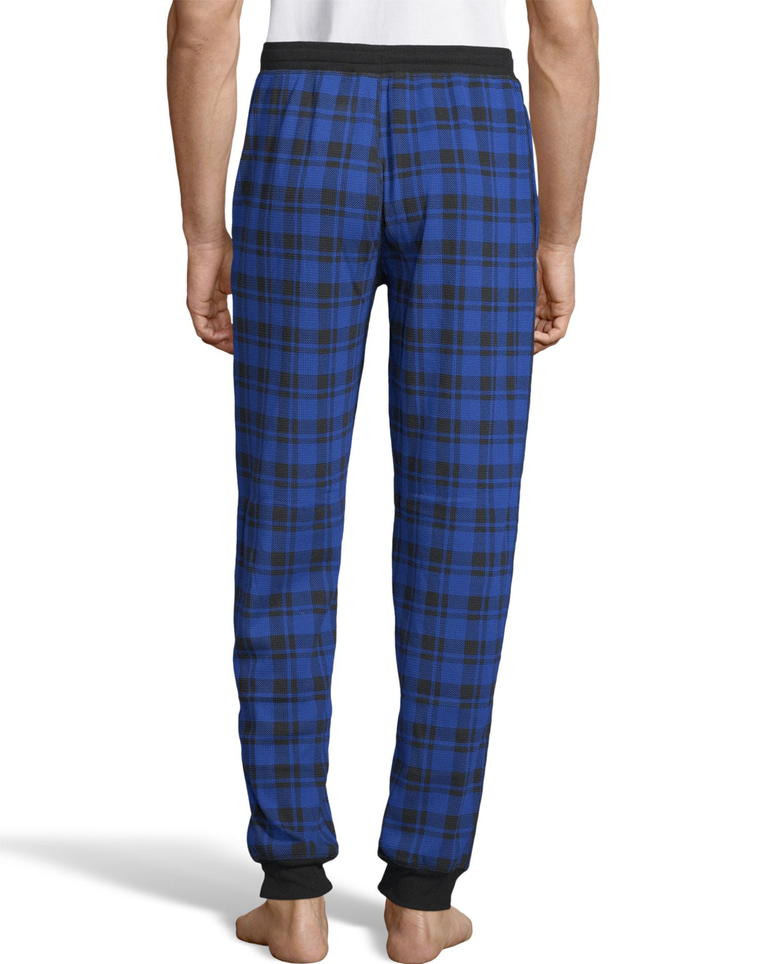 Hanes Men's Thermal Waffle Knit Jogger Pants - Style# PC1027 - Walmart.com