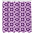 thumbnail image 3 of Ambesonne Geometric Shower Curtain, Circular Lines Rings, 69"Wx84"L, Purple, 3 of 3