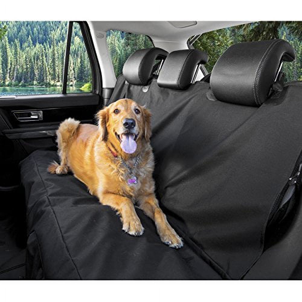 BarksBar Original Pet Seat Cover for Cars - Black, WaterProof & Hammock Convertible - image 2 of 3