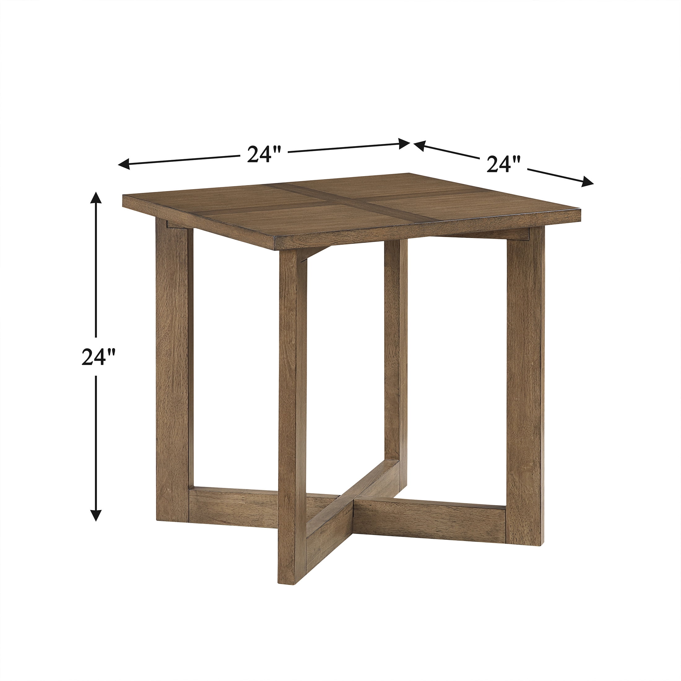 OakvillePark Oryn Wood End Table, Brown