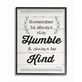 thumbnail image 2 of The Stupell Home Decor Collection Humble And Kind Rosemary Sprig Typography Framed Giclee Texturized Art, 11 x 1.5 x 14, 2 of 4