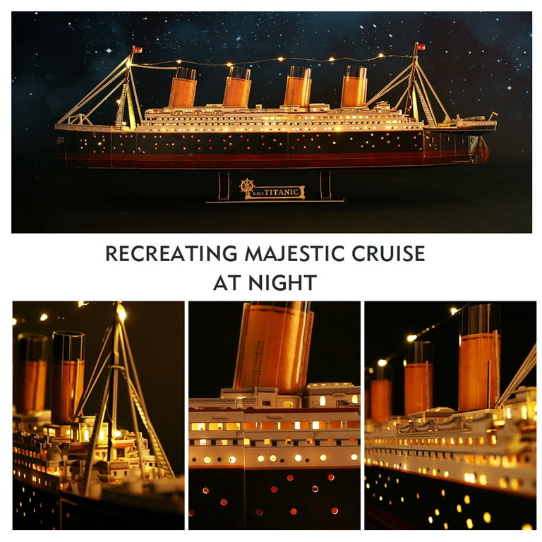 CubicFun 3D Puzzle Titanic Ship T4012h Model Building Kits 