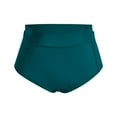 thumbnail image 6 of Women High Waisted Swimsuit Bikini Bottoms Swim Bottom Full Coverage Bathing Suit With Pockets, 6 of 7