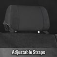 thumbnail image 5 of Genuine Dickies Quincy Pro-Grade Rear Bench Seat Cover for Cars, SUVs, and Crossovers, Black, 5 of 10