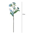 thumbnail image 3 of Visland Fake Flower Eco-friendly Fadeless Faux Silk Flower Artificial Pansy Flower Decor for Dorm, 3 of 8