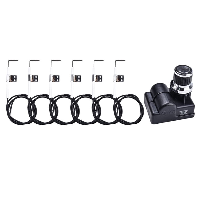 Mosiee Upgrade Your Grill Ignition System With 6 Outlet Tact Push Button Ignitor And Ignition Kits For Nexgrill 7200888N