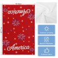 thumbnail image 5 of USA Independence Day Kitchen Towels Set of 2, Water Absorbent Dish Towel, Red Fireworks Stars Decorative Hand Towels - Quick Drying Cloth for Cooking Baking, 18x28 Inch, 5 of 8