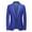 Blue, variant on BiZtdJrK Mens Big and Tall Solid Suit Jacket Fall Winter Fashion Notched Lapel Blazers Slim Fit 1 Button Sport Coat Lightweight Business Jackets Sales Today Clearance Women Black XXXXL